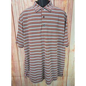 FootJoy Mens XL Striped Polo Shirt Sky Creek Ranch Golf Course